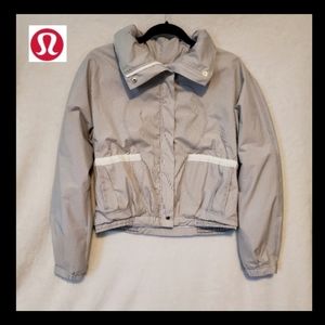 BNWOT Devi Cropped Bomber Jacket w/ Packable Hood by Lululemon